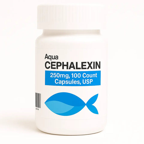 Aqua Ceph (Cephalexin) 250mg 100 capsules – Fish Antibiotics