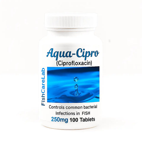 Aqua Cipro (Ciprofloxacin) 250mg 100 Tablets – Fish Antibiotics
