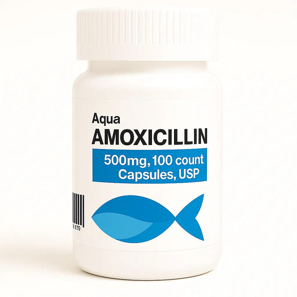 Aqua Mox (Amoxicillin) 500mg – 100 Capsules 