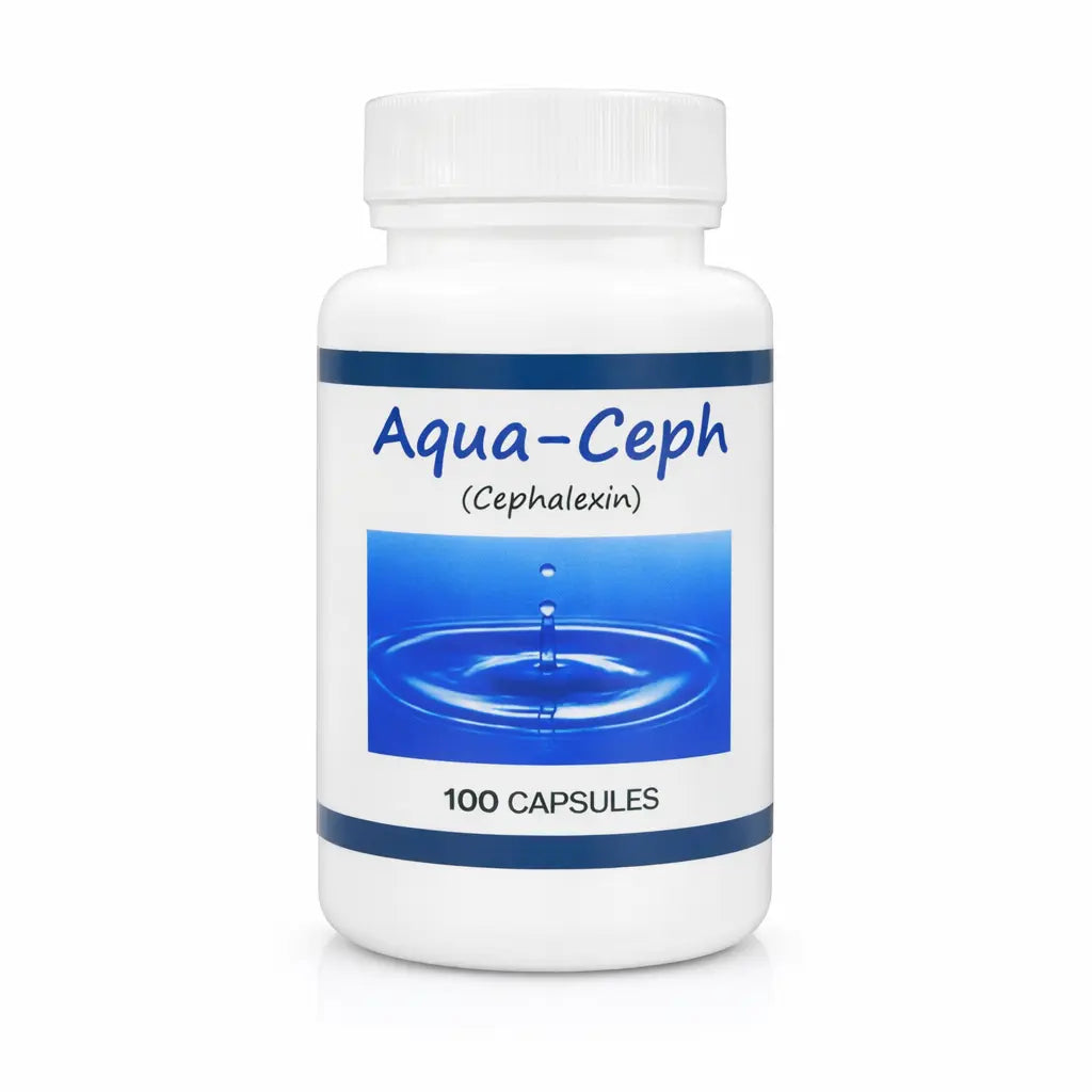 Aqua Ceph Cephalexin - 250mg 100 Capsules 