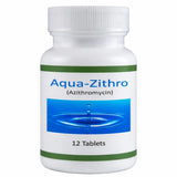 Aqua Zithro - Azithromycin 250 mg Tablets - 12 Count