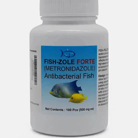 Fish Zole Metronidazole  500mg 100 Capsules