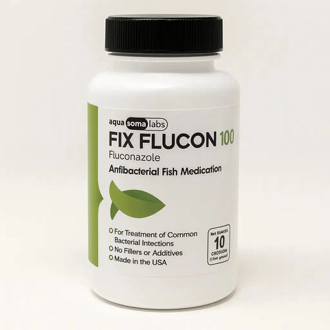 Fish Flucon - Fluconazole 200 mg Capsules - 10 Count 