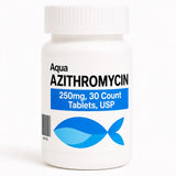 Aquarium Azithromycin 250 mg Tablets – 30 Count 