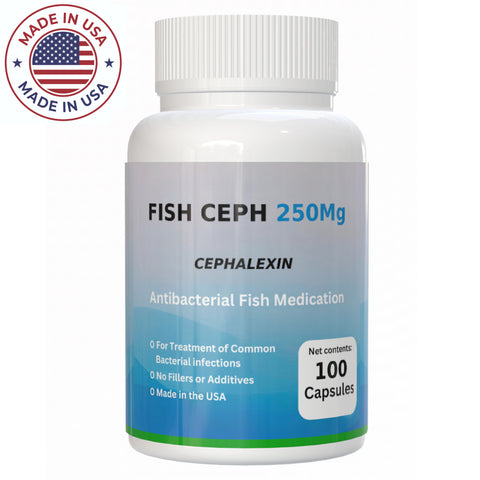 fish ceph  cephalexin   250mg- 100 capsules
