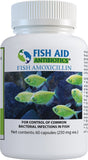 Fish Aid Antibiotics Amoxicillin - 250 mg 60 Count