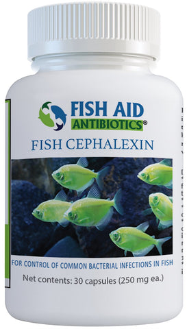Fish Flex Fish Aid Cephalexin 250 mg  30 Capsules