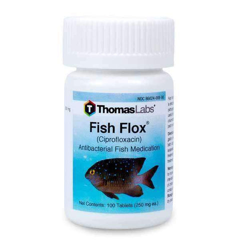 Fish Flox - Ciprofloxacin 250 mg Tablets - 100 Count