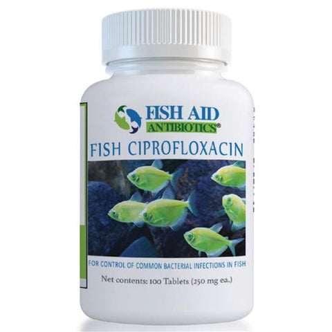 Fish aid Flox Fish aid Ciprofloxacin 250 mg - 100 count