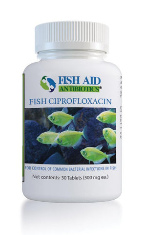 Fish Flox Forte Fish Ciprofloxacin Plus - 500 mg - 30 count
