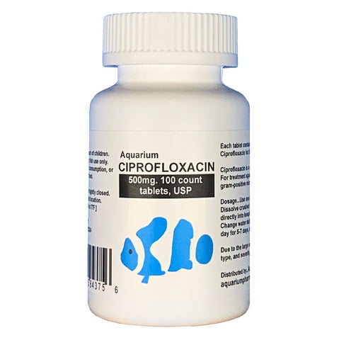 Aquarium ciprofloxacin 500mg 100 tablets