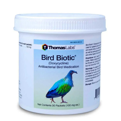 Bird Biotic - Doxycycline 100 mg Powder Packets - 30 Count