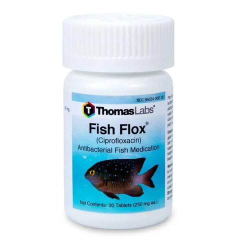 Fish Flox - Ciprofloxacin 250 mg Tablets - 30 Count