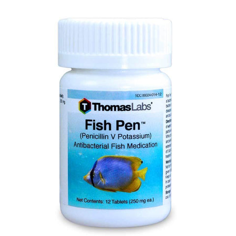 Fish Pen - Penicillin 250 mg Tablets - 12 Count