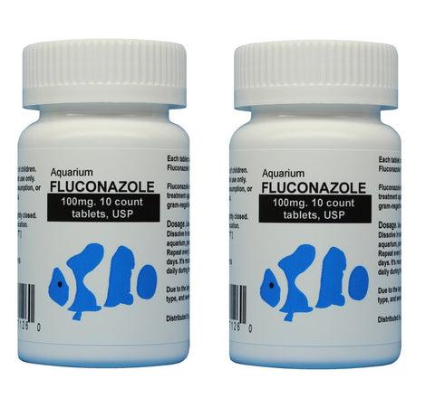 Fish Flucon - Fluconazole 100 mg Tablets 10 Count - 2 Pack
